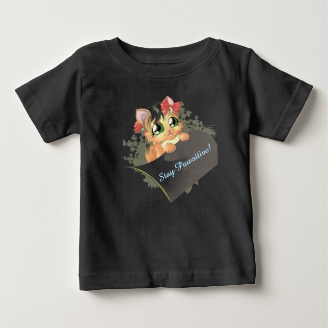 Bébé T-Shirt pour enfants de chats de garde (Devant)