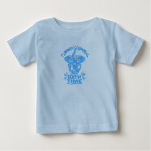 T-shirt pour enfants éléphant au bain – Éclaboussa