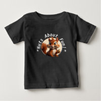 T-shirt pour enfants mignon avec l'écureuil adorab