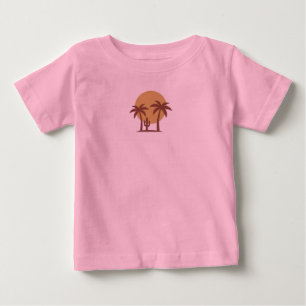Bébé T-shirt pour enfants Minimaliste Coucher de soleil