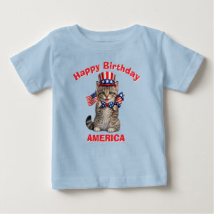 Bébé T-Shirt pour enfants Pixie-Bob Kitten (1s) Patriot