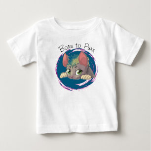 Bébé T-Shirt pour enfants Purr - Conception de chats mi