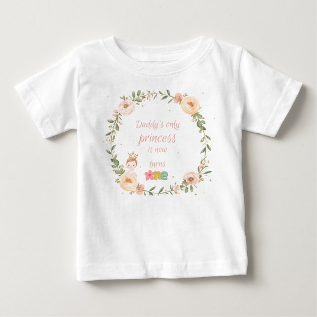 Bébé T-shirt pour fille de 1 an adorable (Devant)