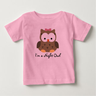 Bébé T-Shirt pour fille de nuit mignonne