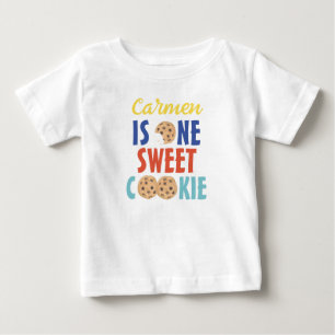 Bébé T-Shirt pour garçon de un an avec un cookie sucré