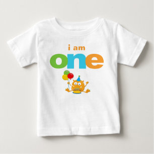 Bébé T-shirt pour le 1er anniversaire de monstre Enfant