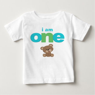 Bébé T-shirt pour le 1er anniversaire de nounours pour