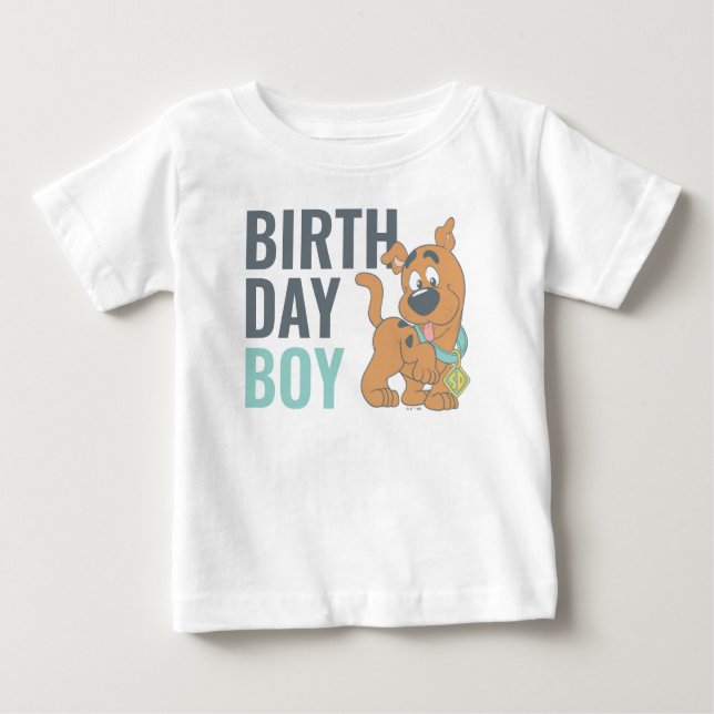 Bébé T-Shirt pour le 1er anniversaire de Scooby-Doo (Devant)