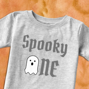 Bébé T-shirt pour le 1er anniversaire de Spooky One