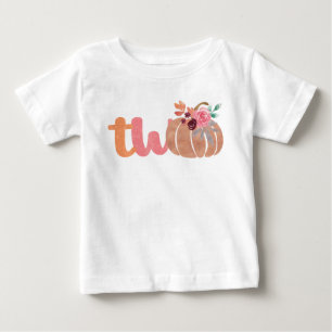 Bébé T-Shirt pour le 2ème anniversaire Little Pumpkin B