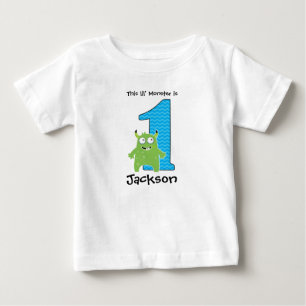 Bébé T-shirt pour le premier anniversaire de Little Mon