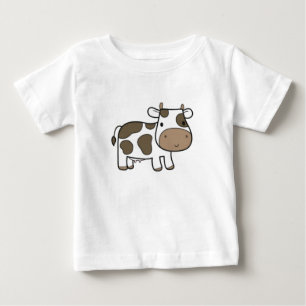 Bébé T-Shirt pour les Amoureux de Vaches et de Chiens