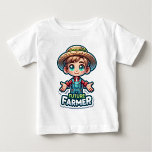 Bébé T-shirt pour les enfants futurs agriculteurs - Jol
