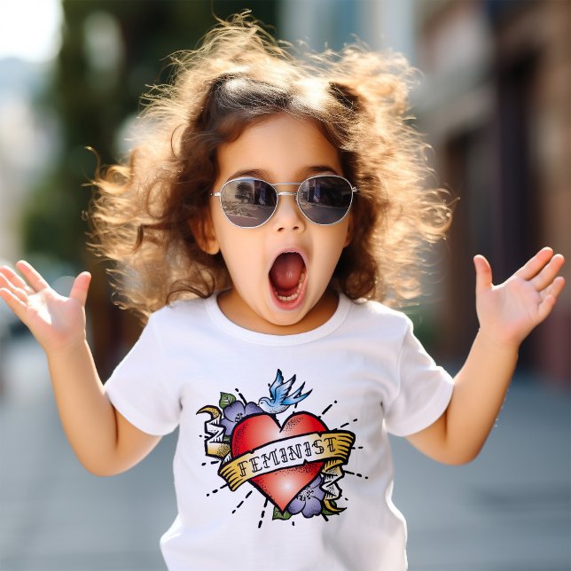 Bébé T-shirt pour petite fille féministe (Be inspired and proud with our awesome feminist toddler tee shirt. )