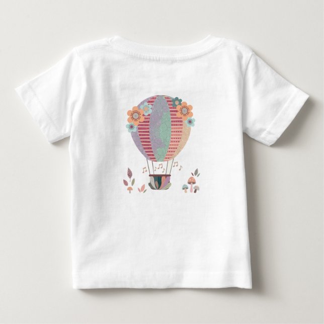 Bébé T-Shirt pour tour en montgolfière (Dos)
