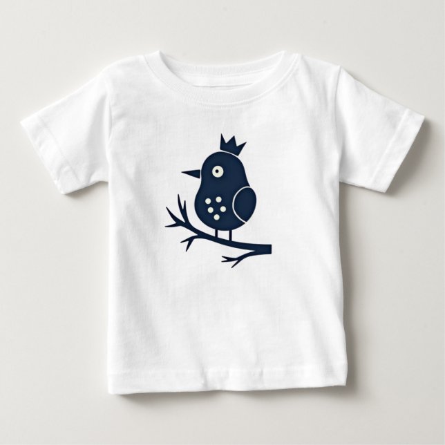 Bébé T-shirt pour tout-petit à couronne mignonne (Devant)