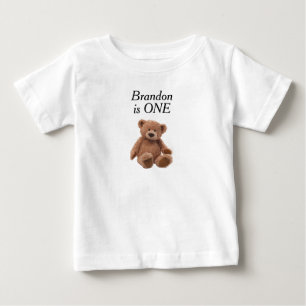 Bébé T-Shirt pour tout-petit avec âge brodé