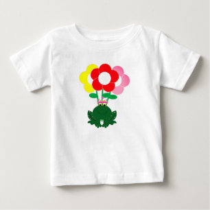 Bébé T-shirt pour tout-petit avec grenouille mignonne e