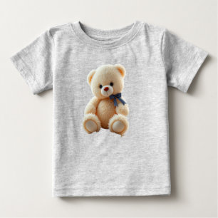 Bébé T-shirt pour tout-petit avec un ours en peluche à 