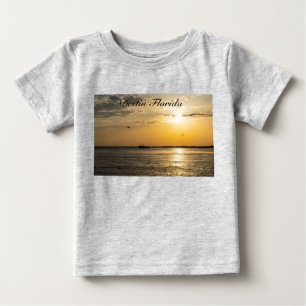 Bébé T-shirt pour tout-petit Destin Sunset And Helicopt