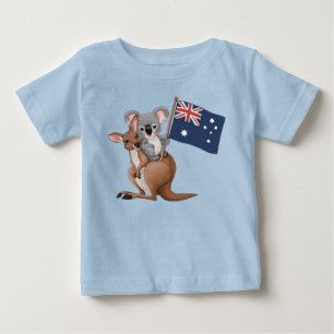 Bébé T-shirt pour tout-petit Kangourou et Koala