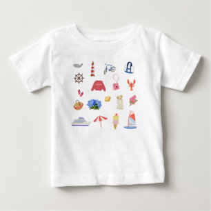 Bébé T-shirt pour tout-petit Nantucket Summer Adventure