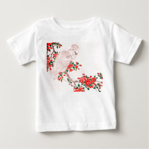 Bébé T-Shirt pour tout-petit PERROQUET AVEC NOM PERSONN
