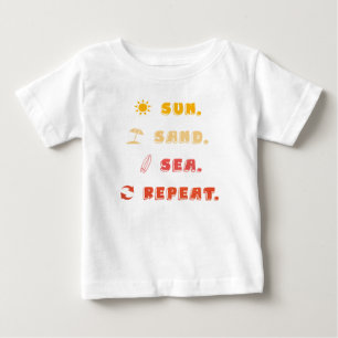Bébé T-shirt pour tout-petit « Vibes d'été » - Amusemen