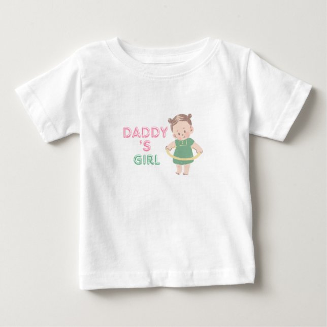 Bébé T-shirt pour tout-petits "Fille à papa" (Devant)