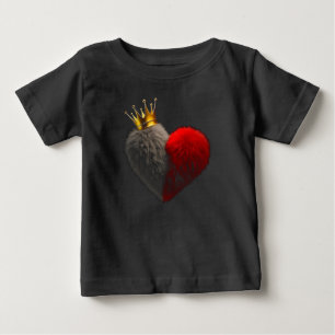 Bébé T-Shirt Royal Heart pour Enfants   Joli Graphique 