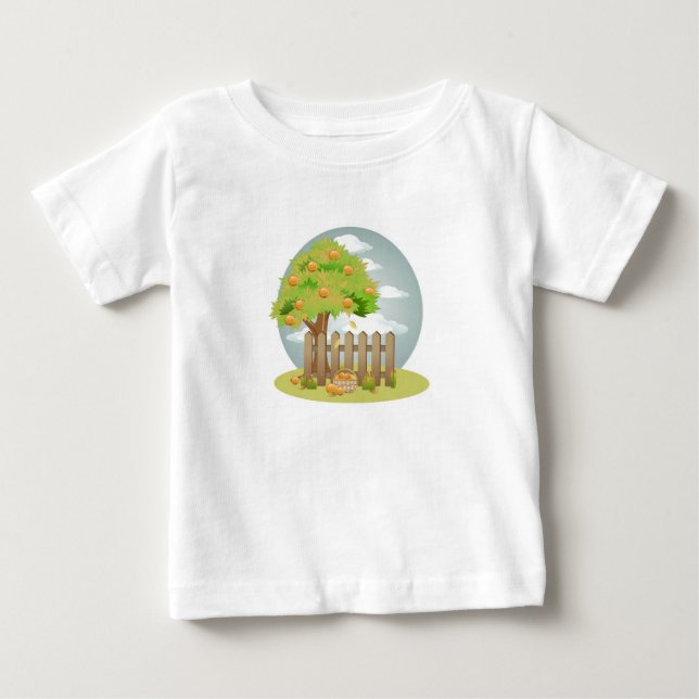 Bébé T-shirt Ruffle pour nourrissons (Devant)