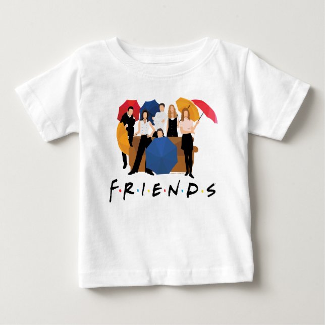 Bébé T-shirt Silhouette pour personnage FRIENDS™ (Devant)