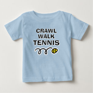 Bébé T-shirt sport de tennis Crawl Walk Tennis pour béb