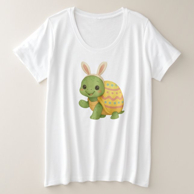 Bébé tortue de Pâques/printemps mignon (Design devant)