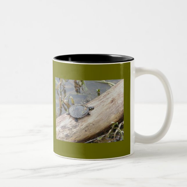 Bébé Tortue peinte Mug (Droit)