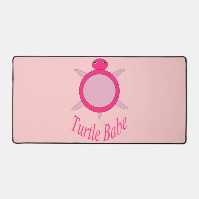 Bébé Tortue rose mignonne (Recto)