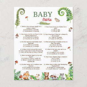 Bébé trivia bois animal design jeu