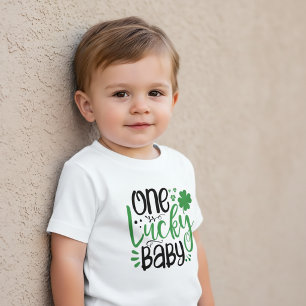Bébé Un Lucky Baby St Patrick T-Shirt pour enfants