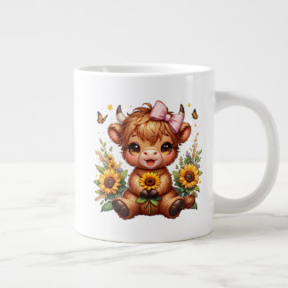 Bébé Vache Highland Jumbo Mug