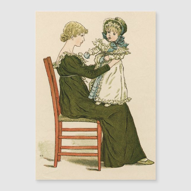 Bébé victorien Greenaway Mère (Devant)
