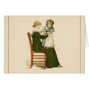 Bébé victorien Greenaway Mère