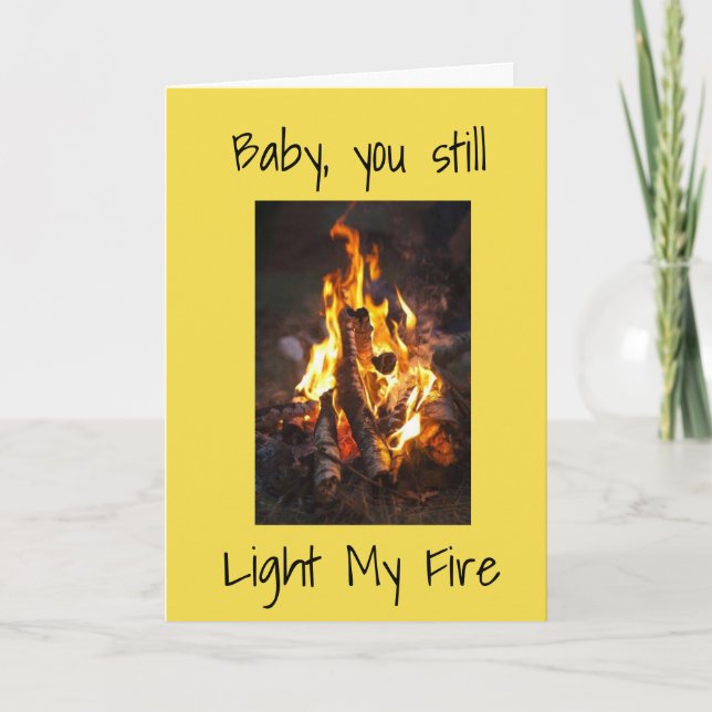 *BÉBÉ VOUS ÉCLAIREZ TOUJOURS MON FEU/MA CARTE D'AM (Devant)