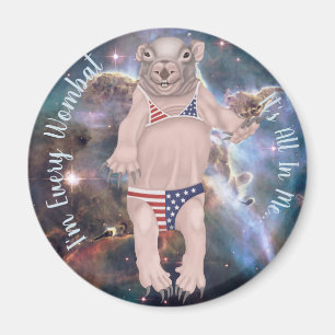 Bébé Wombat Magnet