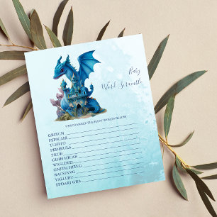 Bébé Word Scramble Baby shower Jeu