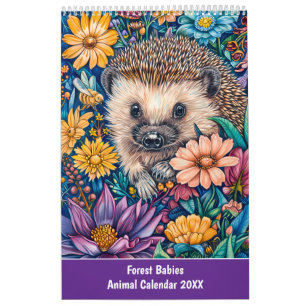 Bébés de la forêt – Calendrier animalier 2026
