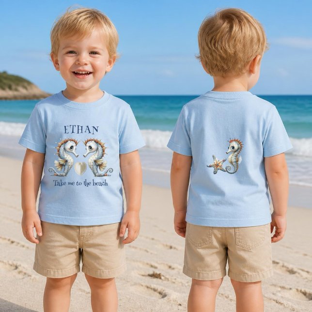 Bébés de plage hippocampes océan personnalisé (Créateur téléchargé)