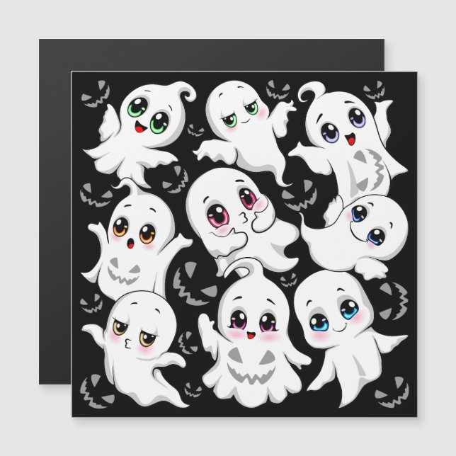 Bébés Fantômes Humeur d'Halloween Effrayante Migno (Devant / Derrière)