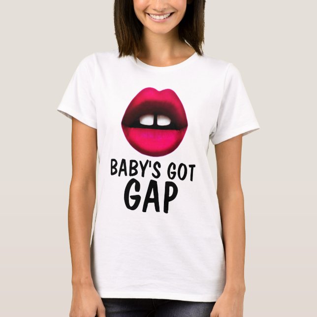 BÉBÉ'S GOT GAP, T-shirts DENTS JETÉS À LA FILLE (Devant)