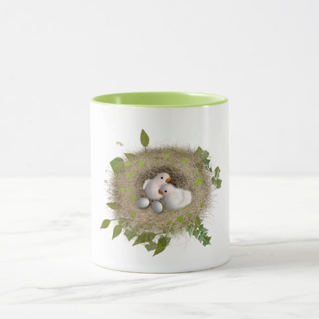 Bébés inséparables mug par ORDesigns. (Centre)