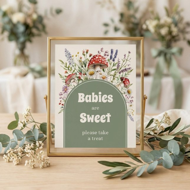 Bébés sont mignons Affiche de baby shower Champign (Créateur téléchargé)
